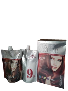 聚生缘染膏丝滑蜡染纯植物流行色遮白发栗棕咖啡棕黑酒红亚麻闷青