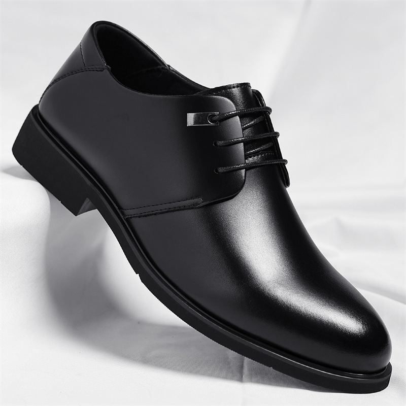 温州皮鞋男2025秋季商务正装皮鞋英伦风通勤上班工作办公西装鞋潮