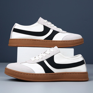 2025男士板鞋户外休闲鞋春秋季新款潮流德顺鞋男耐磨防滑百搭男鞋