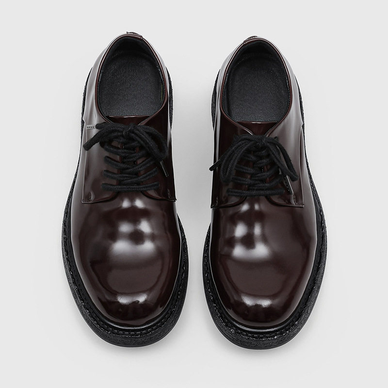 德比鞋男款2026真皮新款厚底正装商务休闲皮鞋结婚新郎鞋202634-J