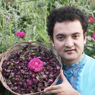 新疆玫瑰 100克花冠 和田沙漠重瓣红玫瑰花冠