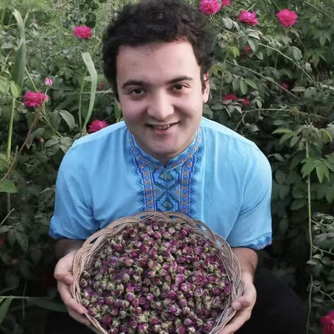 新疆玫瑰 和田沙漠重瓣红玫瑰花蕾500g花草茶