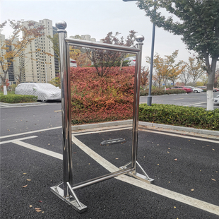 不锈钢落地仪容仪表镜军容镜定制白钢风纪机关大厅全身整容风纪镜