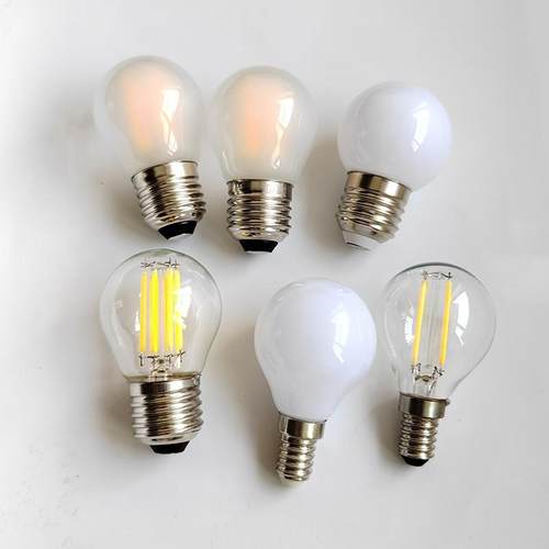 小球泡钨丝代替G45玻璃led灯泡