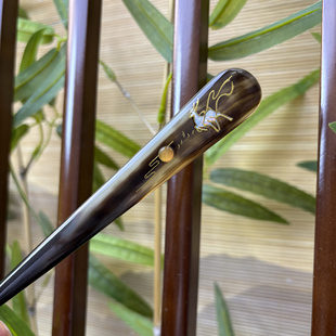 悦木坊手绘发簪纯手工绘画鹿鹿精美图案高贵羊免护理