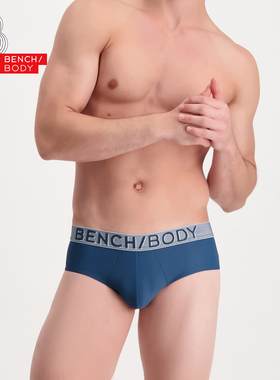 bench/BODY/奔趣2024春新款内裤男士锦纶中腰纯色三角内裤BUM0261