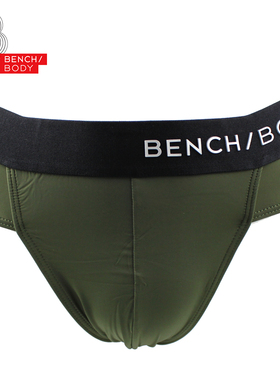 BENCH/BODY/奔趣2026夏新款中腰锦纶高开叉男三角内裤BUN3012