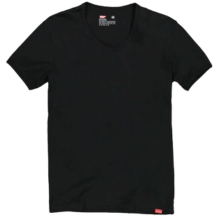 BENCH/BODY/奔趣夏季新品男士圆领短袖T恤棉涤混纺纯色款BUA0280