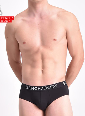 bench/BODY/奔趣2025春新款男士竹炭纤维中腰纯色三角内裤BUB2043