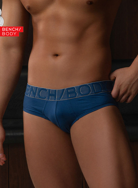 BENCH/BODY/奔趣2025夏新品涤纶宽腰带男士中腰三角内裤BUM0312