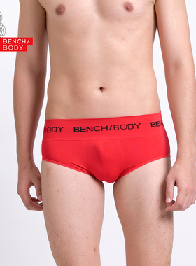 bench/BODY/奔趣男士紧身无缝纯色弹力三角中腰内裤BUH13偏小一码