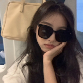 复古韩版 馨帮帮 大框显脸小太阳眼镜高级感时尚 大脸显瘦墨镜女潮