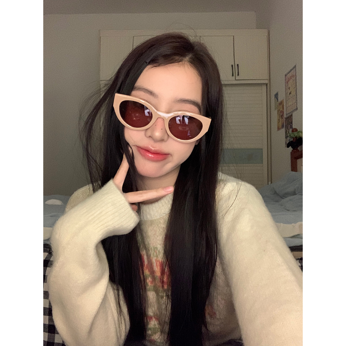 护眼太阳眼镜高级感复古百搭墨镜