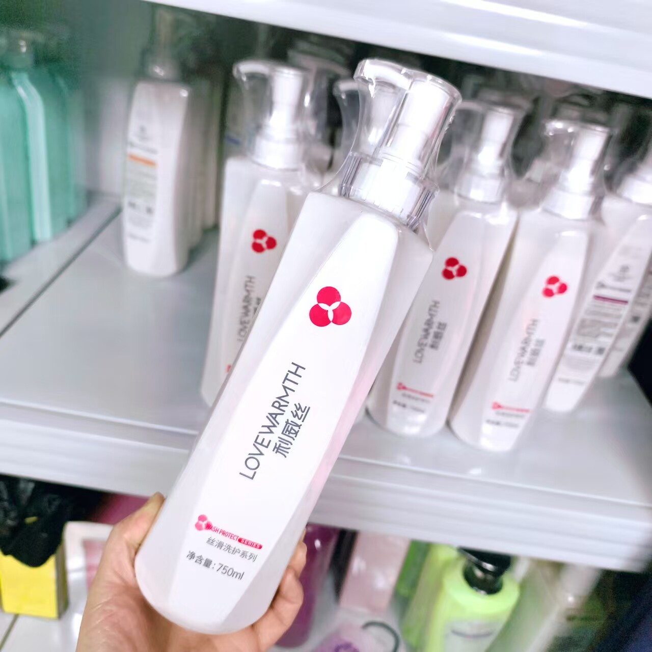 利威丝丝滑洗发乳水漾去屑洗发水丝滑沁净洗发乳750ml洗护