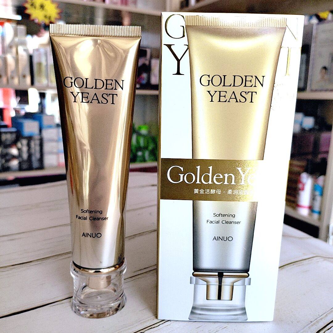 爱诺黄金酵母柔润女洁面乳孕妇可用清洁洗面奶补水保湿不紧绷110g