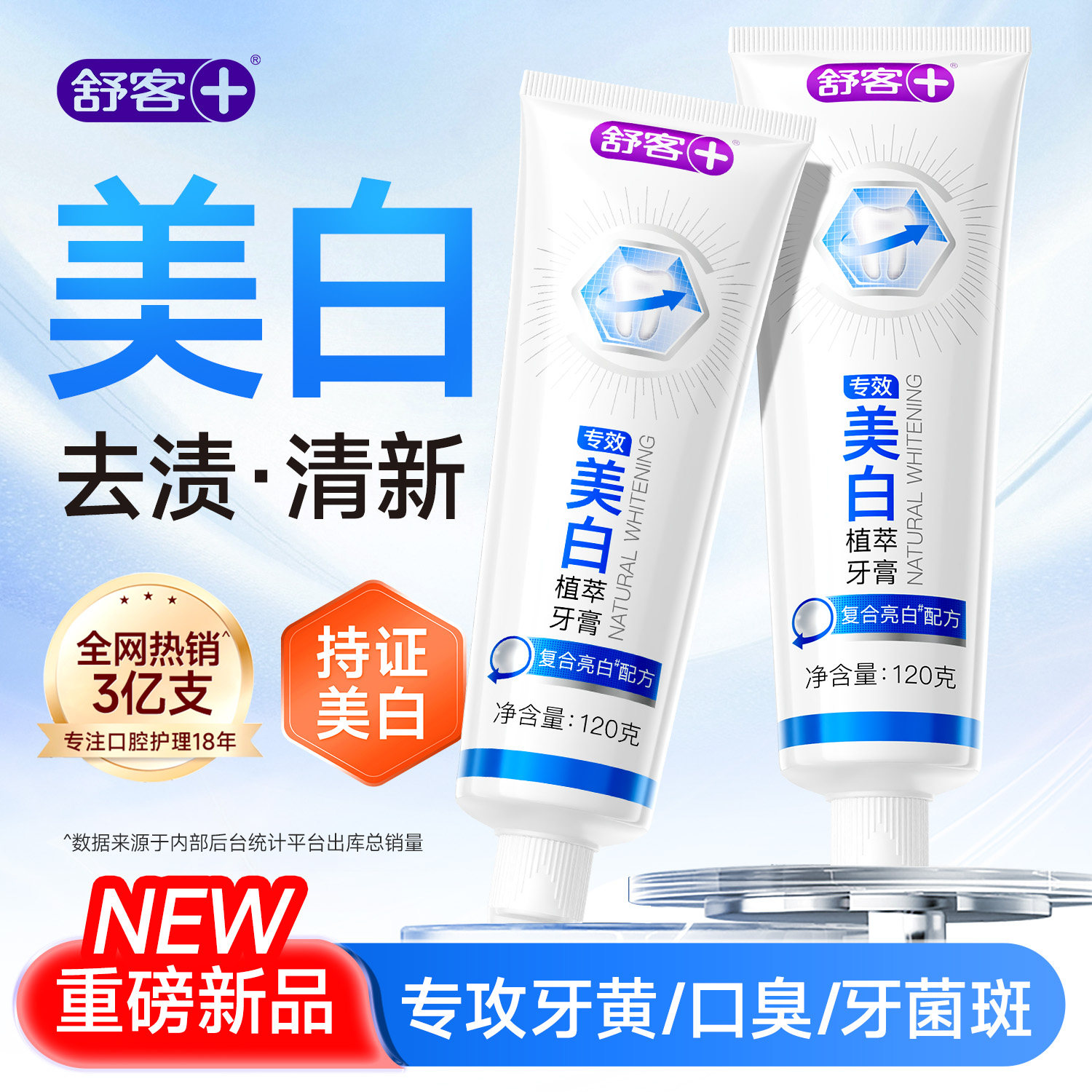【肖战同款】舒客亮白牙膏