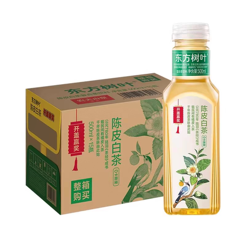 农夫山泉东方树叶陈皮白茶500ml