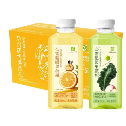 奈雪的茶果汁茶饮料整箱450ml