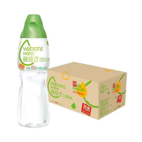 屈臣氏蒸馏制法饮用水500ml瓶装
