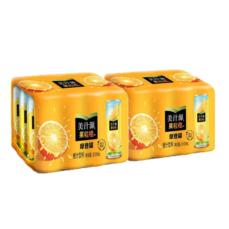 美汁源果粒橙橙汁饮料罐装广州
