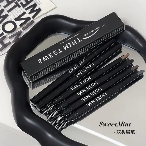 SWEETMINT眉笔带毛刷双头顺滑流畅自然毛流感持久新款双头眉笔