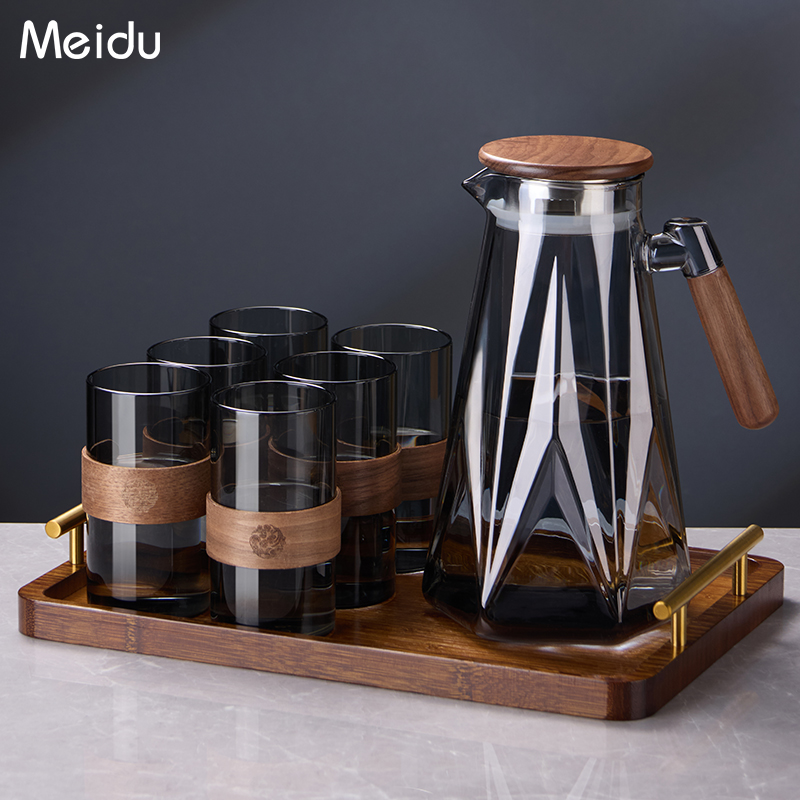 美杜高硼硅玻璃冷水壶大容量