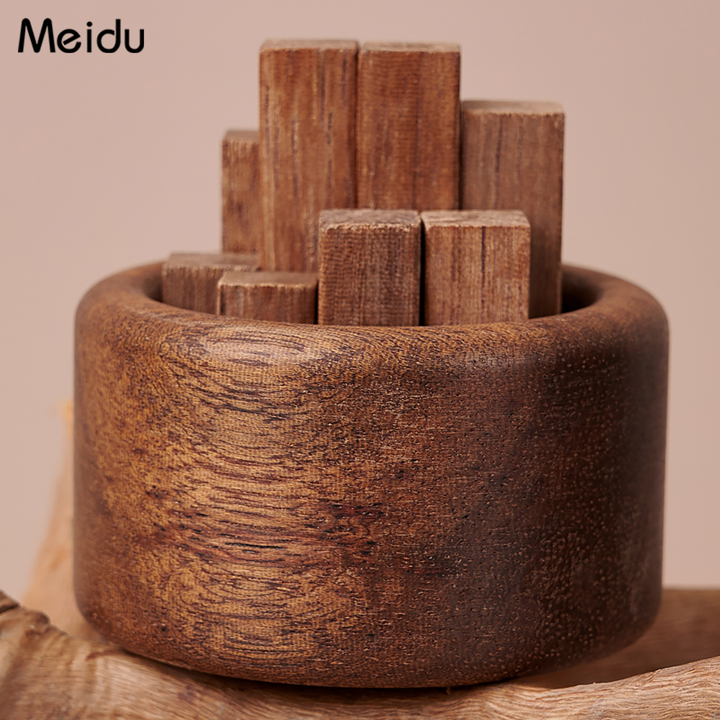 黑胡桃天然精油香水扩香木房间持久家用车载香薰扩香器摆件高级感