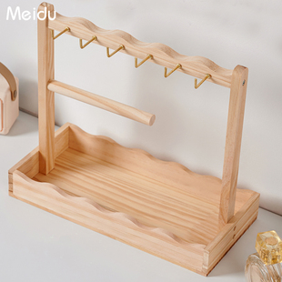 首饰收纳架手串架家用挂串串手链佛珠文玩手持饰品架项链展示架子