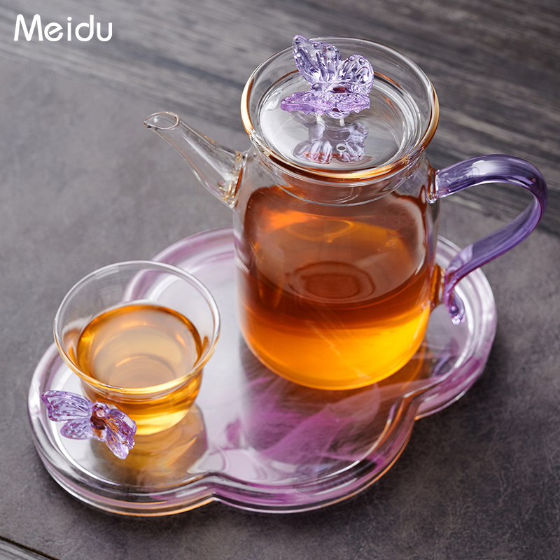 美杜创意蝴蝶仿宋壶套装