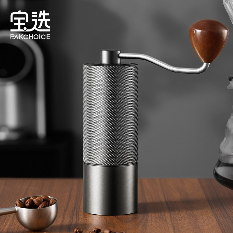 宝选手摇磨豆机手磨咖啡机家用小型研磨器具手动磨粉咖啡豆研磨机