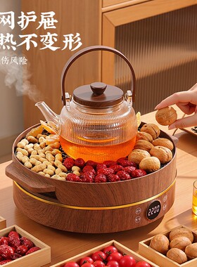 围炉煮茶器具全套2026新款家用室内冬日围炉煮茶烤火电陶炉煮茶壶