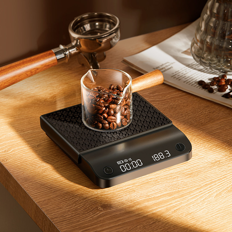 专业手冲咖啡秤咖啡电子称称重计时器量电子意式咖啡称量咖啡器具