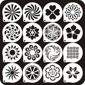 饰 5寸艺术面包造型模具软欧包印花模粉筛撒粉图案面包大赛装 包邮