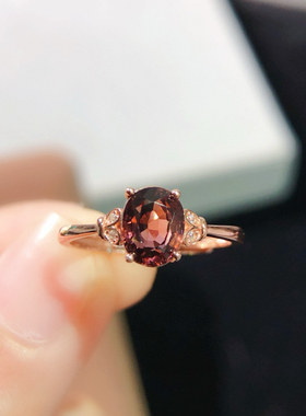 天然尖晶石戒指高净度火彩爆闪颜色浓奢华镶嵌天然宝石支持检测