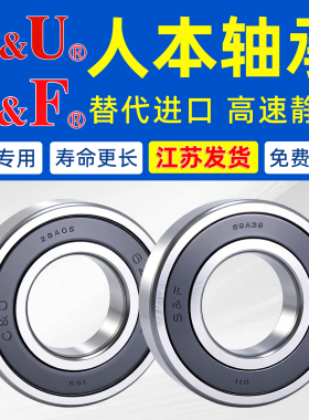 6205人本轴承6201正品6202高速6203电机6204 6001 6206 6207 6000