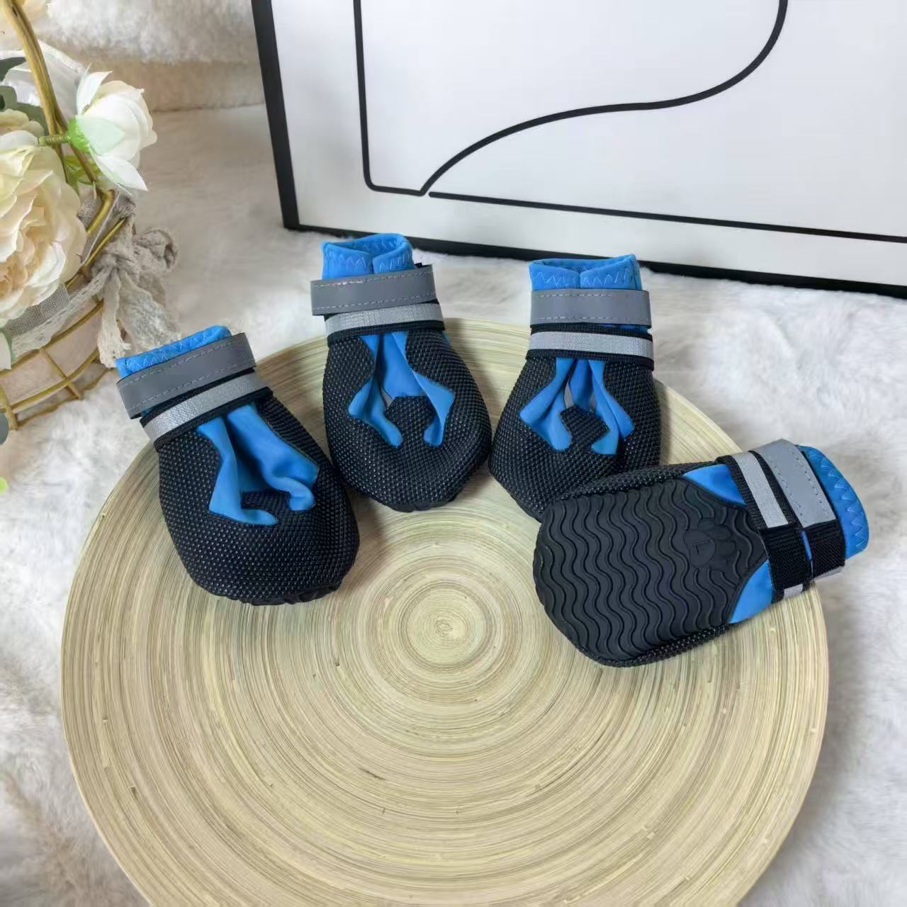 大狗狗软底鞋中大型犬脚套金毛拉布拉多防滑耐磨防水不透气雨鞋