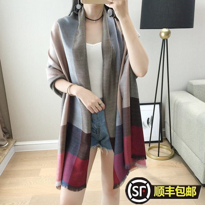 秋冬季格子女经典格子划算
