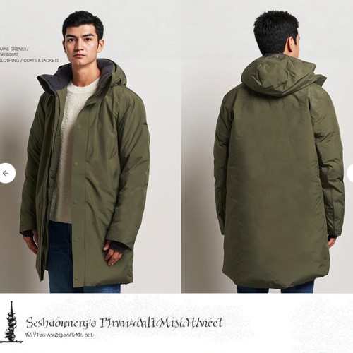 特价 北欧订单 压胶防水 300克以上填充80鸭绒 商务休闲款羽绒服