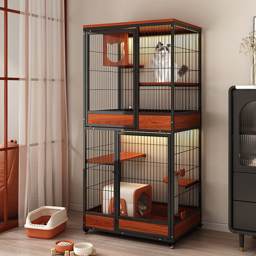 酷巴迪猫笼工厂直销实木玻璃门