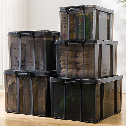 百居乐带盖收纳箱直上直下