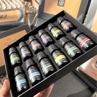 出口转内销！有认证放心用！一盒12瓶装纯植物单方精油香薰按摩油