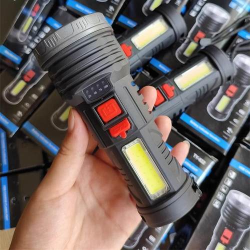 迷你户外远射可充电多功能手电筒