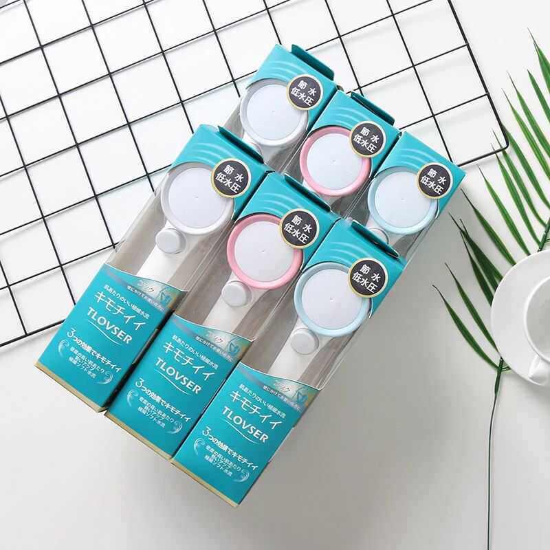 出日本 好用不贵 低水压可用 儿童超细增压节水淋浴花洒喷头