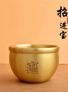 招财缸钵聚宝盆式办公室摆件礼物