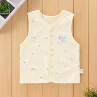 Baby cotton vest trẻ em bé trai mùa xuân và mùa thu boy boy vest mỏng phần mặc - Áo ghi lê áo khoác trẻ em