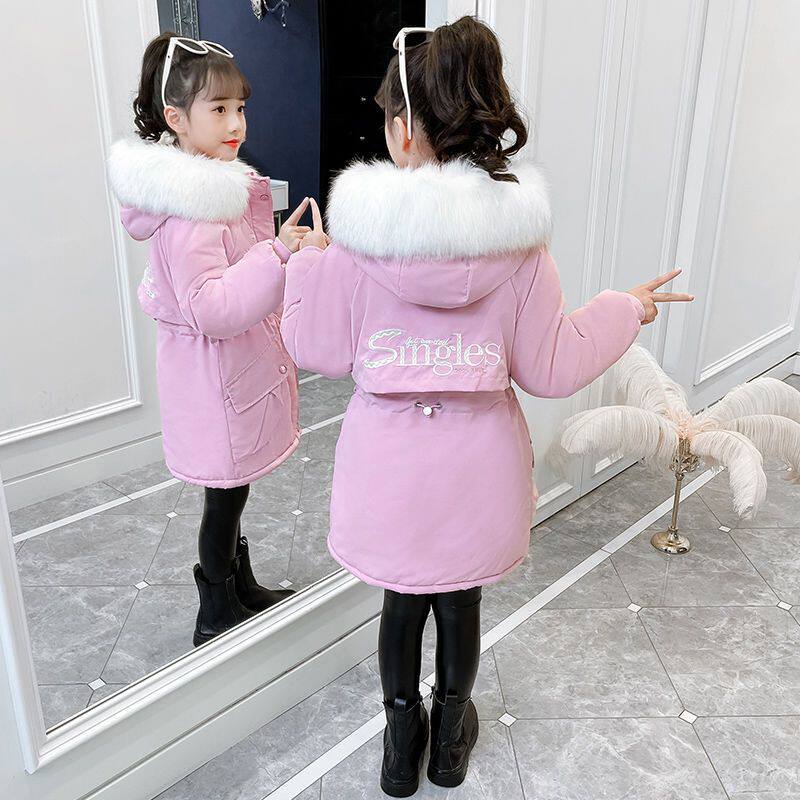 女童棉衣2025新款洋气派克服外套中大儿童中长款加厚羽绒棉服棉袄,童装/婴儿装/亲子装,棉袄/棉服,淘宝优惠券,粉丝福利购,淘宝优惠卷