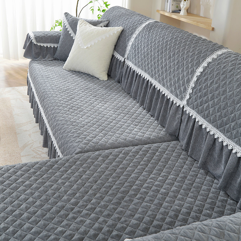 灰色耐脏欧式高档沙发垫四季通用2025新款套罩皮沙发防滑全包定制,居家布艺,沙发垫,淘宝优惠券,粉丝福利购,淘宝优惠卷