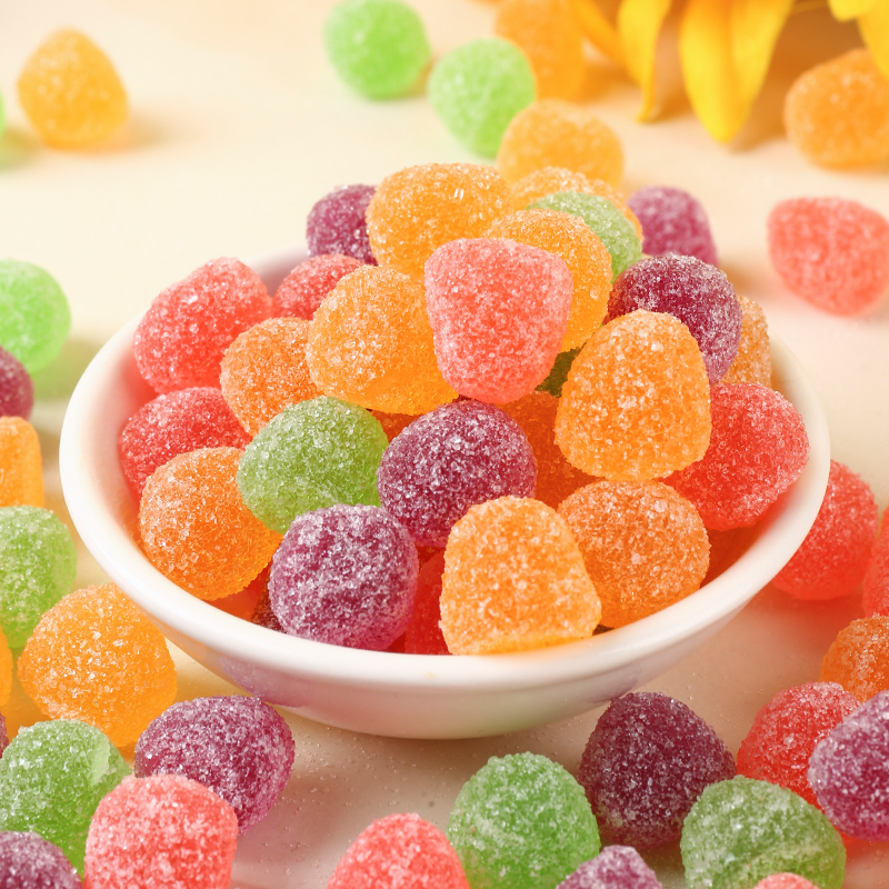 橡皮糖水果味软糖酸甜Q弹馒头5斤