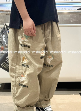 【完美版型】25SS日系   童装 zui新款休闲萝卜裤 男女童春夏长裤