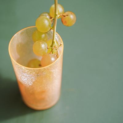 玻心璃语｜晓春｜杯-橘 冰裂气泡耐热玻璃水杯